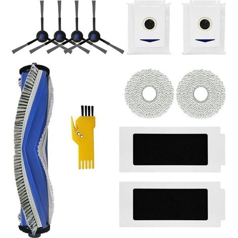 Accesorios Ulisem para ECOVACS DEEBOT T30 Pro Omni ECOVACS DEEBOT T30 Omni Robot Aspirador 11 Paquetes 1 Cepillo Principal, 2 Filtros, 4 B (1/4)