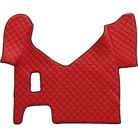 Tappeto centrale in Skeentex - Rosso - compatibile per Iveco Stralis (08/0212/12) manuale, cabina larga - Iveco Stralis (07/1212/19) manuale, cabina larga - Iveco Stralis Hi-Way (07/1208/16) manuale, (1/2)