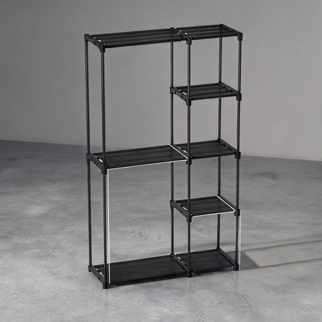 Armoire noir en métal 111 x 43 x 185 cm (1/5)