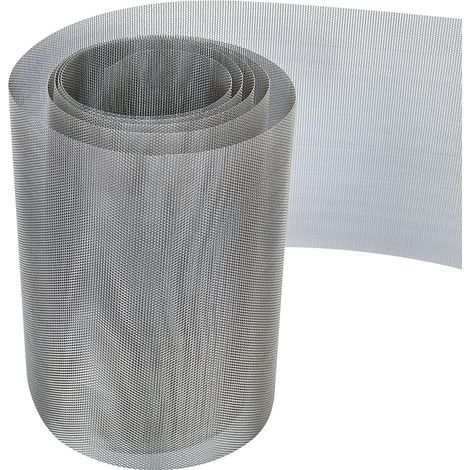 1 Grillage Rigide Inox 304 Anti Rongeur Maille Fine 2m X 300mm Pour Aération Maison Jardin Cuisine