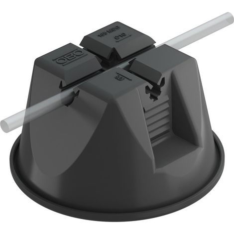 Porta parafulmini obo-bettermann mbg-8-10 per tetti piani 8-10mm