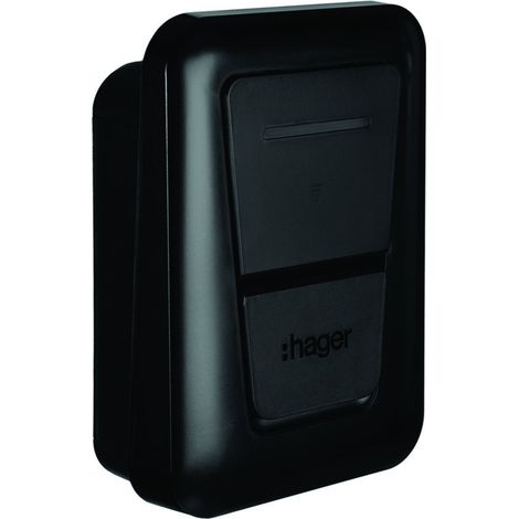 Hager – Borne de recharge Witty Plus 22 kW – IP55 – 1P/3P – T2 – Bluetooth – OCPP – Compteur MID – Recharge intelligente