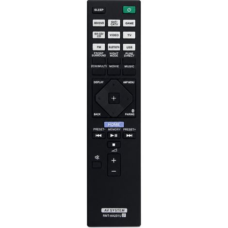 Télécommande Compatible avec Sony RMT-AA231U pour Récepteur AV, Amplificateur et Lecteur Blu-ray (1/5)