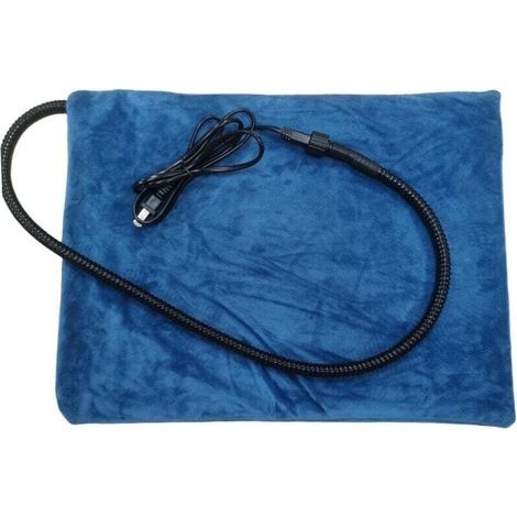Tapis Chauffant pour Animaux Chien Chat avec Voyant Lumineux, 40×40cm, Température Constante, Anti-Mordant, Imperméable, Coussin Chauffant Petits Chiens (1/4)
