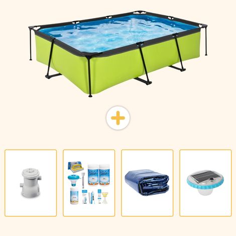 Exit-toys Piscine Exit Rectangulaire - 300x200x65 cm - 5-pièces  S228 (1/5)