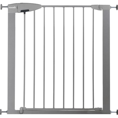 Barrière de Sécurité Easy Loc Bébé & Tout-Petits Barrière de Sécurité Large pour Escaliers & Portes Installation Facile sans Vis 73-79cm Argent (1/5)