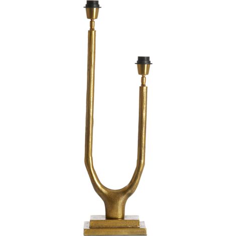Light & Living - tischlampe - Gavi - bronze - metall - einzelne