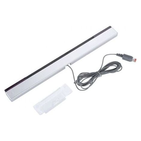 Pair Barre de Capteur pour Wii, Barre de Capteur de Rayon Infrarouge Filaire de Remplacement, Barre de Capteur de Mouvement de Rayon IR Portable Professionnelle Compatible pour Wii et pour Console (1/4)