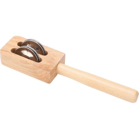 Bâton de Percussion en Bois Naturel - Jouet Sensoriel pour Développement Moteur des Enfants (1/5)