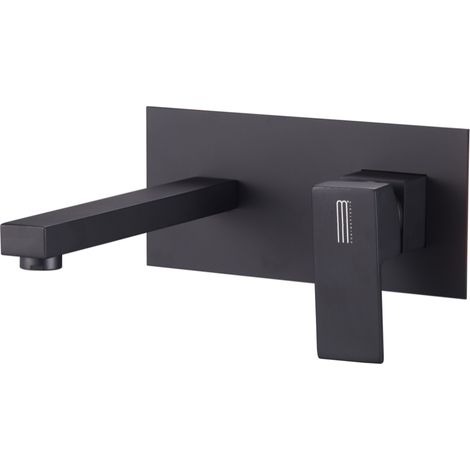 Ogomondo miscelatore ad incasso per lavabo purple colore nero black bagno casa confezione 1 (1/5)