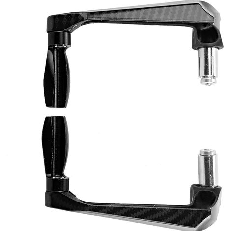 Universeller 8-Zoll-Motorradlenker aus Aluminiumlegierung, schwarzer Bremsschutz (1/5)