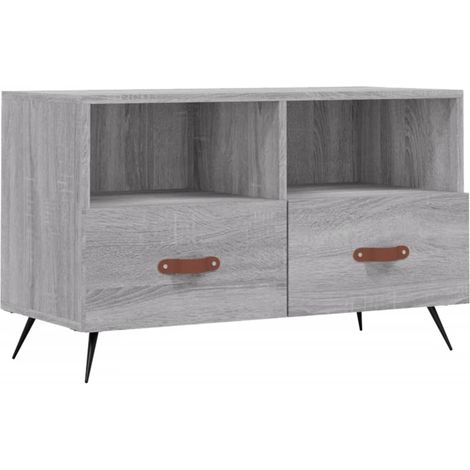 Maison Exclusive - TV-Schrank Grau Sonoma 80x36x50 cm Holzwerksto
