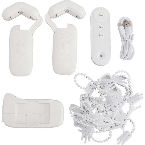 Robot ouvre-rideaux automatique électrique avec télécommande, dispositif intelligent pour rideaux de chambre, salon, bureau ou chambre d'enfant. (1/5)