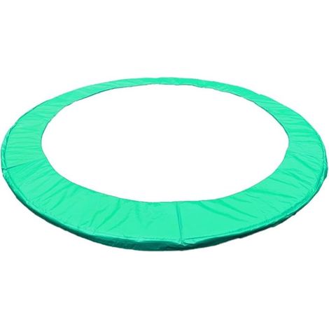 Housse De Trampoline pour Enfants Pare-Chocs De Couverture De Ressort Éponge Tampon Épaissie en PVC Assurer La Sécurité,Vert,8FT --2.44m