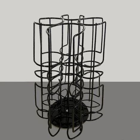 Organisateur de capsules de café en métal, 64 unités, pour plan de travail de cuisine, bar à café, bureau ou hôtel.-AquaForge