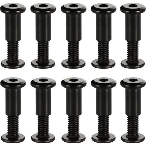Boulon M10x30mm - Acier Inoxydable 304 - Pour Assemblage de Meubles Bois Métal Cuir - 10 Pièces (1/5)