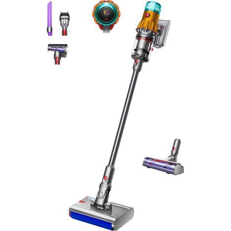 Dyson – Aspirateur balai sans fil 140 Air Watts – Autonomie jusqu'à 60 min – Filtration HEPA – Brosse motorisée pour poils d'animaux – Lave sols durs