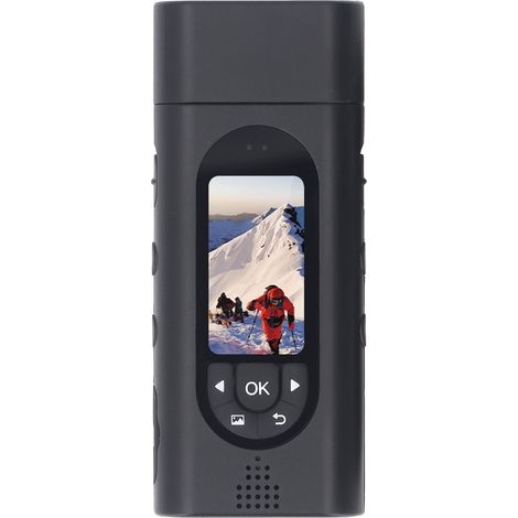Caméra corporelle avec enregistrement vidéo 1080p, écran 1,47 pouce, compatible 256 Go, sans fil, HD, vision nocturne, idéale pour le sport, le vélo et les activités de plein air. (1/5)