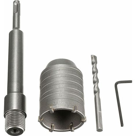 SDS Plus tige béton ciment pierre 50 mm mur scie cloche foret 200 mm tige nouveau (1/5)