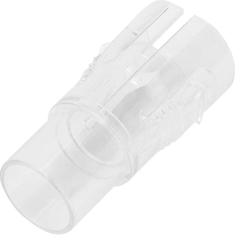Conector de tubo respiratorio, apto para el adaptador de conexión del tubo respiratorio del ventilador AirMini - transparente (1/5)