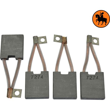 Set di 4 spazzole di carbone BOSCH 2.137.014.006 6x22x25mm