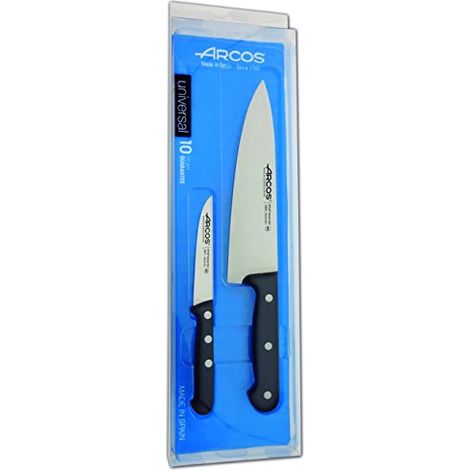 Set di Coltelli da Cucina NITRUM Nero 2 pezzi (1/3)