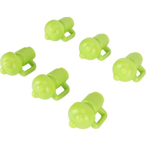 Capuchon de protection pour poteau de trampoline, couvercle supérieur en plastique vert, embout de tube pour fixation de filet, lot de pièces de sécurité, accessoire résistant aux intempéries pour str (1/5)