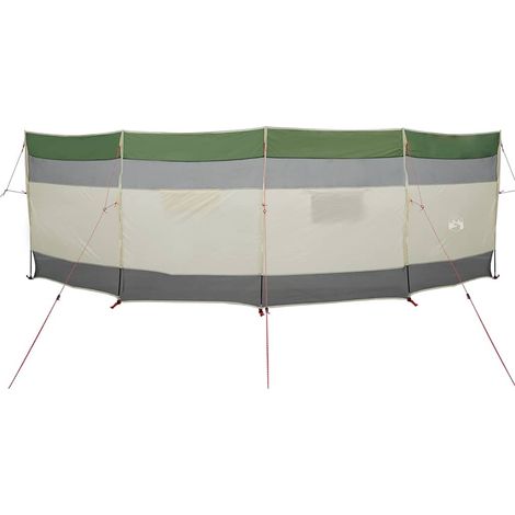 Brise-vent de camping vert 510x153 cm imperméable