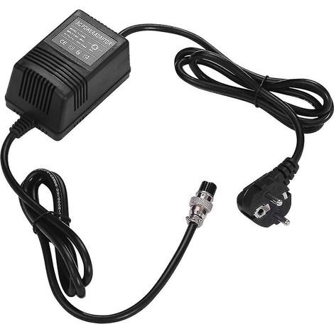Alimentation secteur 17 V 420 mA pour console de mixage Yamaha MG16/MG166CX/MG166C/F4/F7/6FX, connecteur 3 broches, entrée 220 V, prise européenne. (1/4)