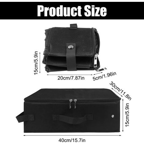 Bac à Litière Pliable pour Chat Caisse de Toilette Portable Imperméable Voyage Camping Extérieur (1/5)
