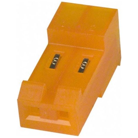 Connettore MTA 156 Femmina 2 Vie Arancione per cavo AWG 18