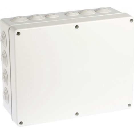 Caja de derivación cuadrada con tornillo de acero inoxidable AISI 316 estanca - 960°C - IP55 - SUM'OHM 310x250x125
