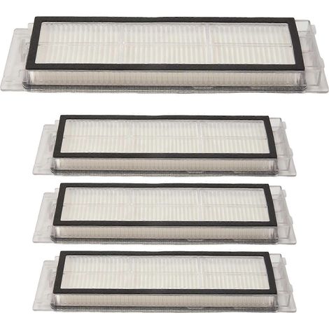 Filtres de remplacement pour Roborock S5 MAX S6 E20 E25 E35 C10 S50 pour Xiaomi Robot Aspirateurs – 4 Pack (1/5)