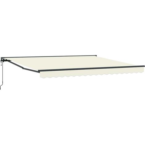 Maison Exclusive - Struttura della tenda Crema 400 × 300 cm