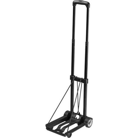 Meister Mini-Sackkarre - 45 kg Tragkraft - Klappbar - Stufenlos höhenverstellbarer Handgriff - Integrierte Spanngurte (1/5)