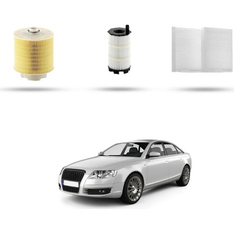 Kit Tagliando 3 filtri compatibile con Audi A6 II (C6) 4.2 v8 FSI 257kw dal 2006 al 2011 (1/5)