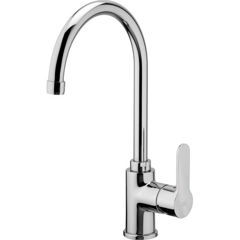 Miscelatore lavello a canna alta serie linea blu paffoni (1/2)