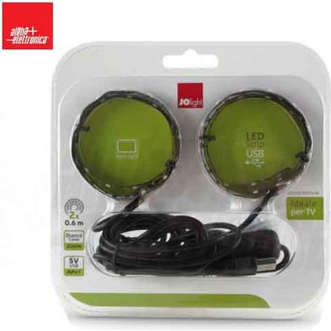 Kit nastro led bianchi per TV 2,25W