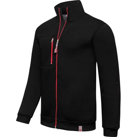 Sweat zippé noir avec membranes MAGELLAN T.XL - Tricots Bonnemaille - MAGELLAN 11 - TXL