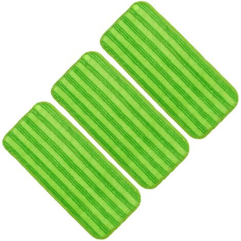 Lingettes Reutilisable pour Swiffer WetJet 3 Packs,Tampon à vadrouille réutilisable,Mop Pads en Microfibres pour Nettoyer et frotter Les sols secs ou humides, Le Bois, carrelage et marbre (1/4)