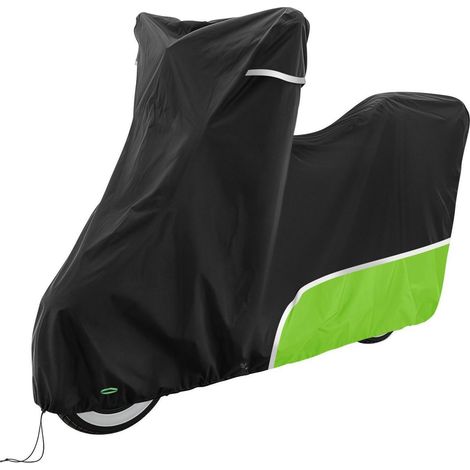 Motorradabdeckung 420D Wasserdicht mit Kofferraum für Piaggio Vespa GTS 300 (1/5)