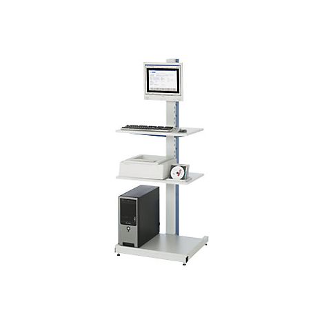 RAU  Supporto per computer  canalina con presa multipla a 4