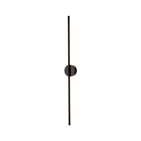 Applique murale Kaja SIGA noire verticale LED 11W