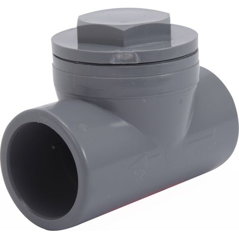 Válvula antirretorno de PVC para pegar, hembra/hembra, D.40 GIRPI