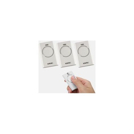 Elle – Télécommande 2 canaux 868 Mhz pour motorisations – Pack de 3 – Alimentation piles CR2032 – Code tournant pour sécurité (1/5)
