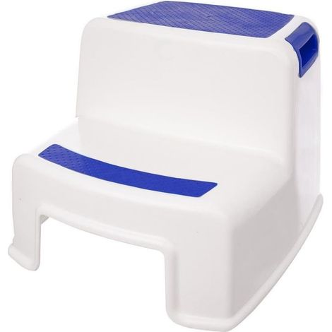 Marchepied de salle de bain antidérapant, 2 niveaux (1/3)