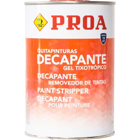 QUITAPINTURAS DECAPANTE EN GEL SDC. Elimina pinturas y barnices sin esfuerzo. PROA 1 LITRO (1/4)