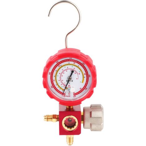 QORVA- Systèmes de réfrigération de climatisation avec voyant en laiton, outils G1/4, pour R22/R410A/R134A/R407C -30800 psi