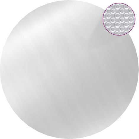 Couverture de piscine Argenté 455 cm PE (1/5)