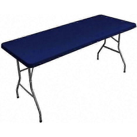 Nappe de table de pique-nique pliante, protecteur lavable pour table rectangulaire, housse premium imperméable pour terrasse et jardin (1/5)